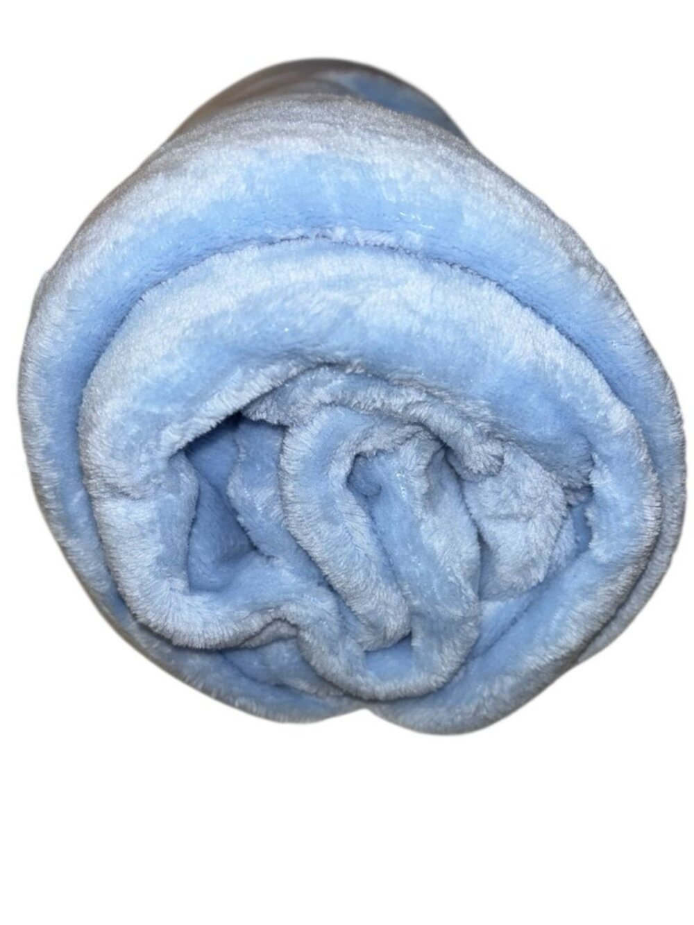 Room Essentials Light Blue Throw Blanket 50x60 Plush Polyester NEW Cozy - Picture 3 of 4
